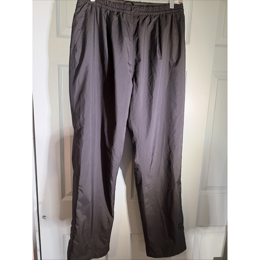 FootJoy DryJoys Golf Rain Pants Men Medium Black Waterproof Windbreaker Trousers